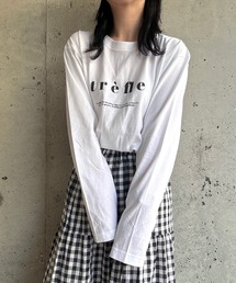 シンプルロゴプリントロンT/長袖Tシャツ