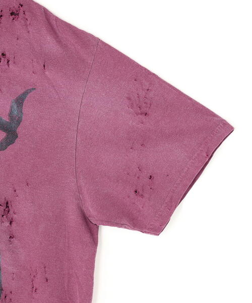 L.H.P(エルエイチピー)の「emary/エメリー/damage Psycocandy T-Shirts(Tシャツ/カットソー・レディース・ブラック/パープル・F)」の8枚目の写真