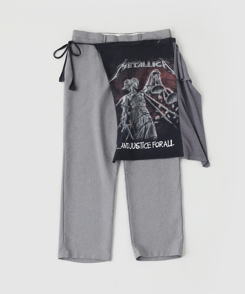 DISCOVERED(ディスカバード)の「DISCOVERED / ディスカバード Band Tee Wrap Trousers(スラックス・メンズ・A・FREE)」の1枚目の写真