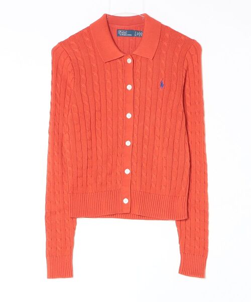 ケーブルニット コットン カーディガン（カーディガン/ボレロ）｜POLO