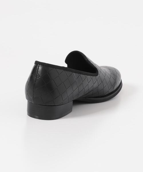 SENSE OF PLACE by URBAN RESEARCH（センスオブプレイスバイアーバンリサーチ）の「メッシュエンボススリッポンシューズ（スリッポン・メンズ・ブラック・27.5/26.5）」の8枚目の写真