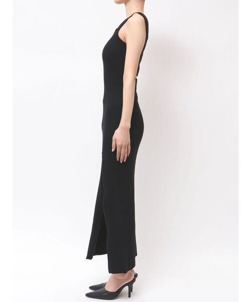 GYDA（ジェイダ）の「バックオープンジップスリットリブニットロングワンピース（ワンピース・レディース・ライトグレー/ミント/グレー/ブラック・FREE）」の14枚目の写真