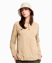 AIGLE（エーグル）の「UVカット 撥水 ストレッチカーディガンジャケット RP（ノーカラージャケット）」