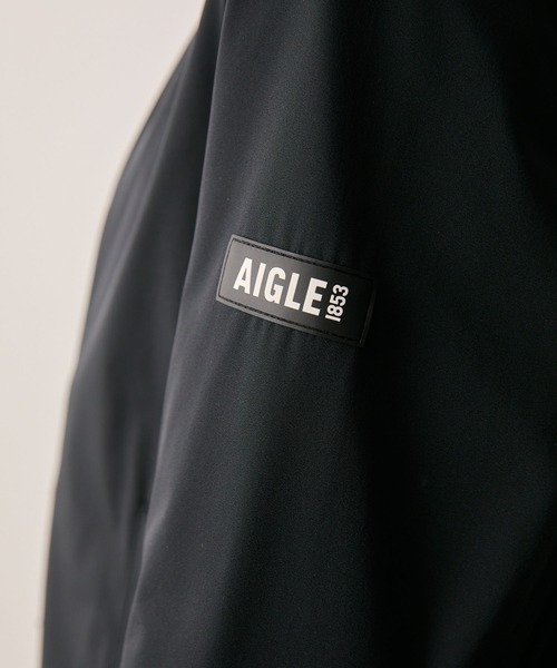 AIGLE(エーグル)の「UVカット 撥水 ストレッチノーカラージャケット RP(ノーカラージャケット・レディース・モスグリーン/ベージュ/ブラック・36/34/44/40/42/38)」の20枚目の写真