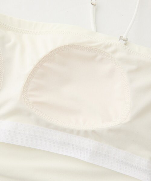 RIVE DROITE（リヴドロワ）の「【MYSELFbyRD（マイセルフバイリヴドロワ）2wayベアキャミソール（キャミソール・レディース・ブラック/オフホワイト・FREE）」の6枚目の写真