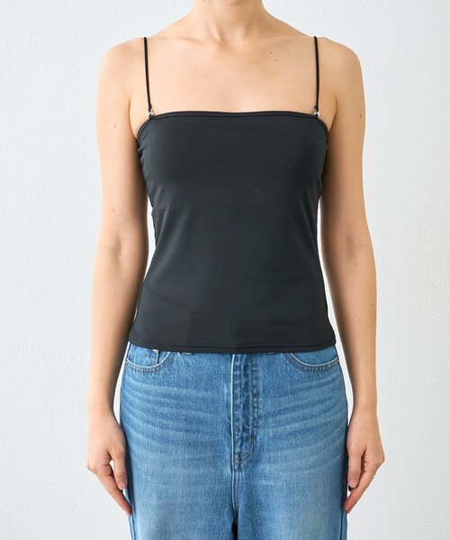 RIVE DROITE（リヴドロワ）の「【MYSELFbyRD（マイセルフバイリヴドロワ）2wayベアキャミソール（キャミソール・レディース・ブラック/オフホワイト・FREE）」の17枚目の写真