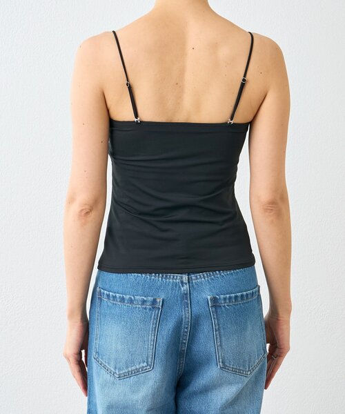 RIVE DROITE（リヴドロワ）の「【MYSELFbyRD（マイセルフバイリヴドロワ）2wayベアキャミソール（キャミソール・レディース・ブラック/オフホワイト・FREE）」の19枚目の写真