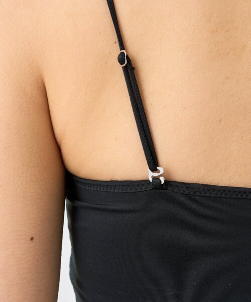 RIVE DROITE（リヴドロワ）の「【MYSELFbyRD（マイセルフバイリヴドロワ）2wayベアキャミソール（キャミソール・レディース・ブラック/オフホワイト・FREE）」の20枚目の写真