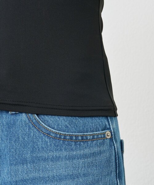 RIVE DROITE（リヴドロワ）の「【MYSELFbyRD（マイセルフバイリヴドロワ）2wayベアキャミソール（キャミソール・レディース・ブラック/オフホワイト・FREE）」の22枚目の写真