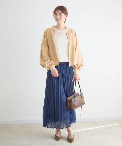 KATHARINE ROSS(キャサリンロス)の「【KATHARINE ROSS】3G抄繊糸ラグランプルオーバー(ニット/セーター・レディース・グリーン/ネイビー/オフホワイト・FREE)」の12枚目の写真