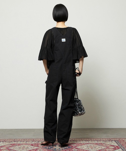 Lee(リー)の「Lee/リー テーパードオーバーオール/サロペット DUNGAREES/新色(サロペット/オーバーオール・レディース・ブラック/グリーン・X-SMALL/MEDIUM/SMALL)」の8枚目の写真