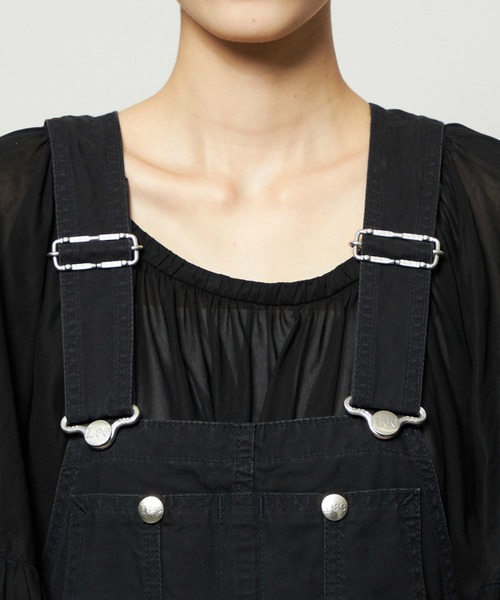 Lee(リー)の「Lee/リー テーパードオーバーオール/サロペット DUNGAREES/新色(サロペット/オーバーオール・レディース・ブラック/グリーン・X-SMALL/MEDIUM/SMALL)」の9枚目の写真