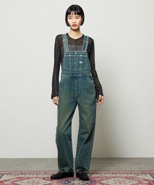 Lee(リー)の「Lee/リー テーパードオーバーオール/サロペット DUNGAREES/新色(サロペット/オーバーオール・レディース・ブラック/グリーン・X-SMALL/MEDIUM/SMALL)」の18枚目の写真