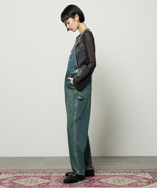 Lee(リー)の「Lee/リー テーパードオーバーオール/サロペット DUNGAREES/新色(サロペット/オーバーオール・レディース・ブラック/グリーン・X-SMALL/MEDIUM/SMALL)」の19枚目の写真