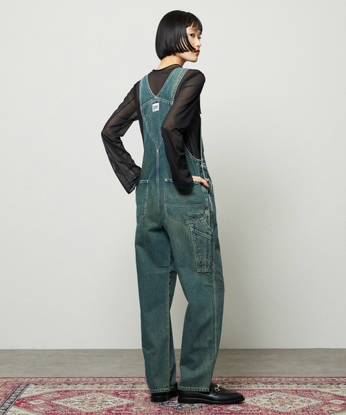 Lee(リー)の「Lee/リー テーパードオーバーオール/サロペット DUNGAREES/新色(サロペット/オーバーオール・レディース・ブラック/グリーン・X-SMALL/MEDIUM/SMALL)」の22枚目の写真