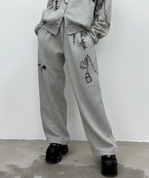ARULE（アルール）の「A'GEM/9 × .kom 『ARULE/アルール』Chain Cross Graphic Sweatpants /チェーンクロスグラフィックスエットパンツ（スウェットパンツ）」