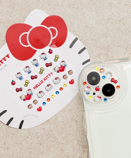 Me%（ミィパーセント）の「【HELLO KITTY】マルチminiシール　633299（ステッカー/テープ・レディース・レッド/ゴールド・FREE）」の2枚目の写真