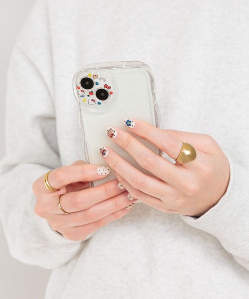 Me%（ミィパーセント）の「【HELLO KITTY】マルチminiシール　633299（ステッカー/テープ・レディース・レッド/ゴールド・FREE）」の3枚目の写真