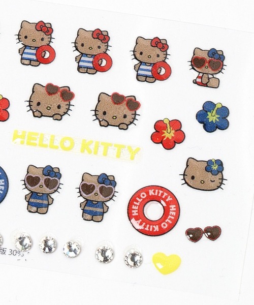 Me%（ミィパーセント）の「【HELLO KITTY】マルチminiシール　633299（ステッカー/テープ・レディース・レッド/ゴールド・FREE）」の12枚目の写真