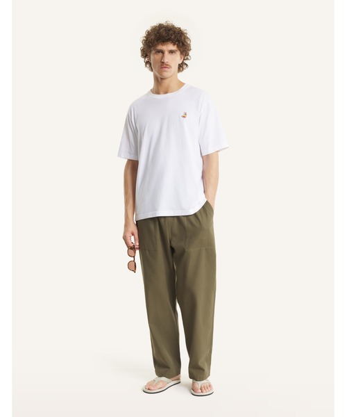Maison Kitsune（メゾンキツネ）の「DREAMING FOX COMFORT TEE-SHIRT（Tシャツ/カットソー・メンズ・ダークブラウン系/ホワイト・XS/S/M/L/XL/XXS）」の6枚目の写真