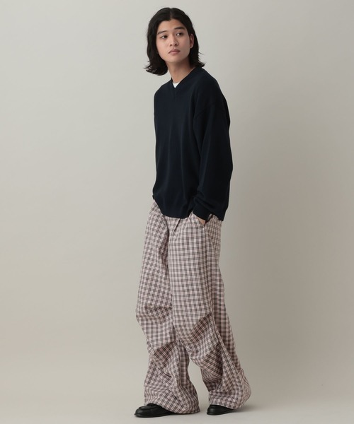 RAGEBLUE（レイジブルー）の「Check Wide Snow Loose Easy Pants/チェックワイドイージーパンツ（カーゴパンツ・メンズ・ブラウン/ブラック/ピンク・MEDIUM/LARGE）」の12枚目の写真