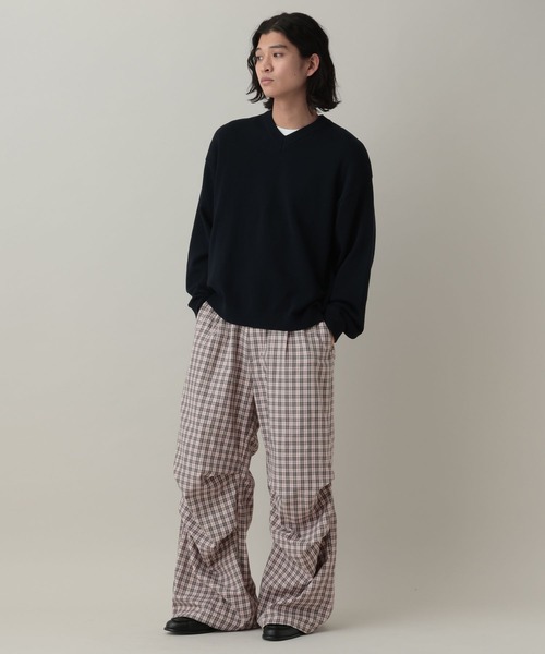 RAGEBLUE（レイジブルー）の「Check Wide Snow Loose Easy Pants/チェックワイドイージーパンツ（カーゴパンツ・メンズ・ブラウン/ブラック/ピンク・MEDIUM/LARGE）」の13枚目の写真