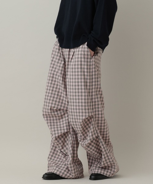 RAGEBLUE（レイジブルー）の「Check Wide Snow Loose Easy Pants/チェックワイドイージーパンツ（カーゴパンツ・メンズ・ブラウン/ブラック/ピンク・MEDIUM/LARGE）」の14枚目の写真