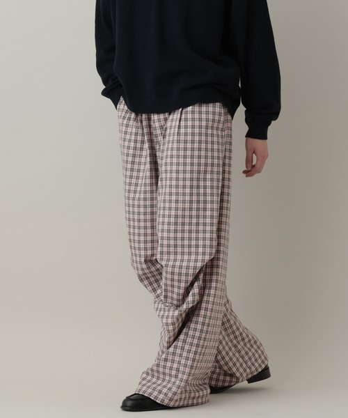 RAGEBLUE（レイジブルー）の「Check Wide Snow Loose Easy Pants/チェックワイドイージーパンツ（カーゴパンツ・メンズ・ブラウン/ブラック/ピンク・MEDIUM/LARGE）」の17枚目の写真