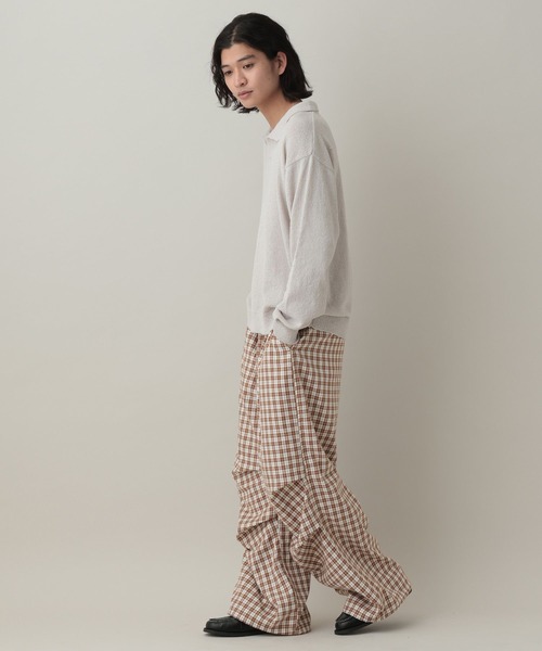 RAGEBLUE（レイジブルー）の「Check Wide Snow Loose Easy Pants/チェックワイドイージーパンツ（カーゴパンツ・メンズ・ブラウン/ブラック/ピンク・MEDIUM/LARGE）」の20枚目の写真