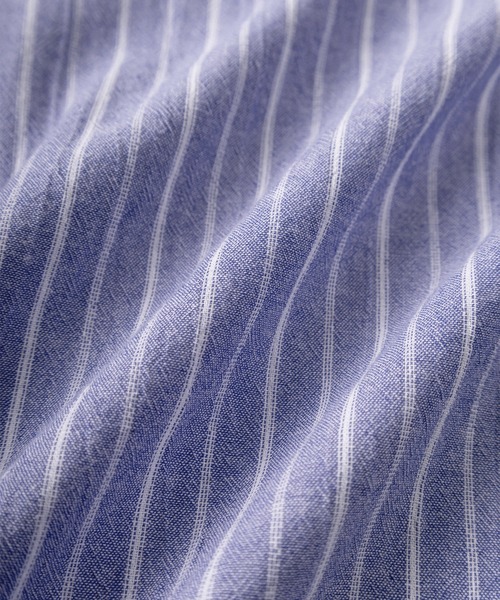 BEVERLY HILLS POLO CLUB（ビバリーヒルズポロクラブ）の「【71】【BEVERLY HILLS POLO CLUB/ビバリーヒルズポロクラブ】オーバーサイズ ワンポイント刺繍 ハイツイストコットン レギュラーカラーシャツ/無地/チェック/ストライプ/ポケット付（シャツ/ブラウス・レディース・ブラック/ベージュ系その他/ホワイト/ブルー系その他/ベージュ/ブルー/ブラック系その他・XL/L/M）」の13枚目の写真