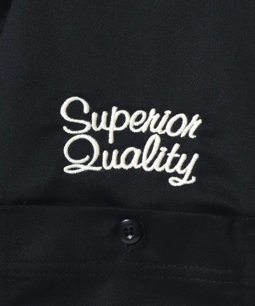 BEN DAVIS（ベンデイビス）の「BEN DAVIS/ベンデイビス RACER SS WORK SHIRT/オーバーサイズ TCツイル ワーク バックプリント刺繍 レギュラーカラー 半袖シャツ/レディース メンズ（シャツ/ブラウス・メンズ・サックスブルー/ダークグリーン/ブラック・XL/L/M）」の20枚目の写真