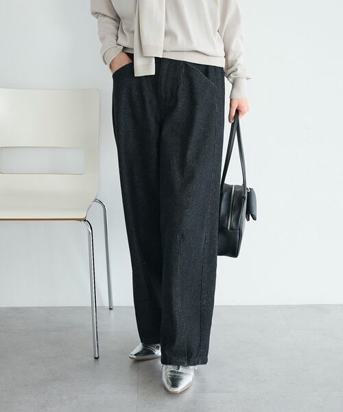 CRAFT STANDARD BOUTIQUE（クラフトスタンダードブティック）の「カーブデニムパンツ（デニムパンツ・レディース・ブラック/ライトグレー/インディゴブルー・M/L）」の17枚目の写真