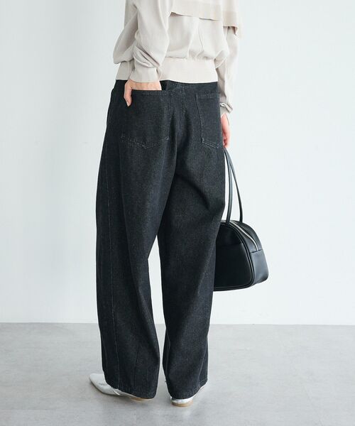 CRAFT STANDARD BOUTIQUE（クラフトスタンダードブティック）の「カーブデニムパンツ（デニムパンツ・レディース・ブラック/ライトグレー/インディゴブルー・M/L）」の20枚目の写真