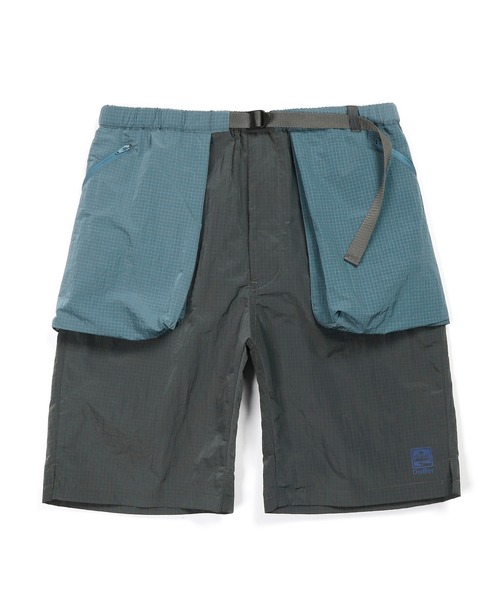 The DUFFER of ST.GEORGE(ザダファーオブセントジョージ)の「TECH RIPSTOP UTILITY SHORTS:セットアップ対応 テック リップストップ ユーティリティ ショーツ(その他パンツ・メンズ・ブラック/ブルー・MEDIUM/LARGE)」の14枚目の写真