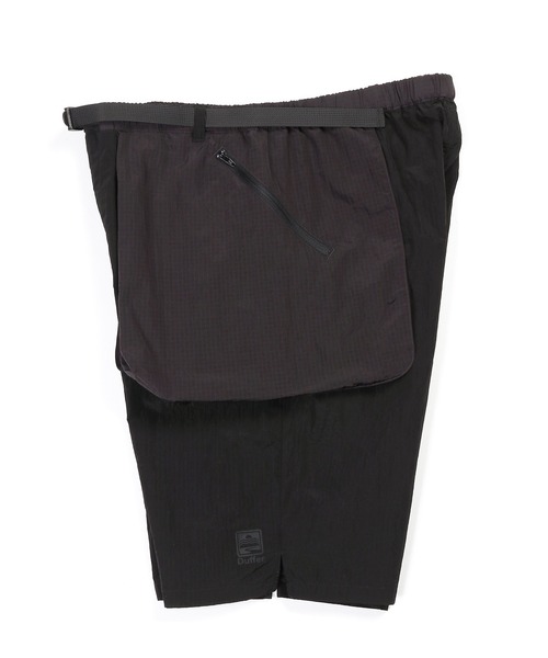 The DUFFER of ST.GEORGE(ザダファーオブセントジョージ)の「TECH RIPSTOP UTILITY SHORTS:セットアップ対応 テック リップストップ ユーティリティ ショーツ(その他パンツ・メンズ・ブラック/ブルー・MEDIUM/LARGE)」の18枚目の写真