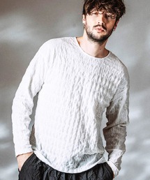 【NO ID.】Shrink BIG Pullover / シュリンクビッグプルオーバー