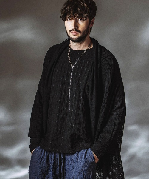 NO ID.(ノーアイディ)の「【NO ID.】Shrink BIG Pullover / シュリンクビッグプルオーバー(Tシャツ/カットソー・メンズ・ホワイト/ブラック・ONE SIZE)」の17枚目の写真