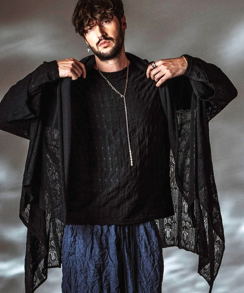 NO ID.(ノーアイディ)の「【NO ID.】Shrink BIG Pullover / シュリンクビッグプルオーバー(Tシャツ/カットソー・メンズ・ホワイト/ブラック・ONE SIZE)」の18枚目の写真