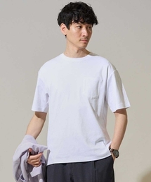 a.v.v（アーヴェヴェ）の「【雑誌MonoMax5月号掲載】究極の無地Tシャツ シルケットスムースワイドシルエットカットソー【洗濯機で洗える 接触冷感 UVカット 毛玉になりにくい】（Tシャツ/カットソー）」