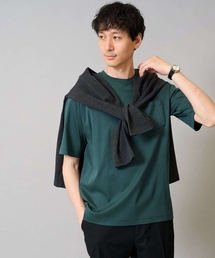 a.v.v（アーヴェヴェ）の「【雑誌MonoMax5月号掲載】究極の無地Tシャツ シルケットスムースワイドシルエットカットソー【洗濯機で洗える 接触冷感 UVカット 毛玉になりにくい】（Tシャツ/カットソー）」