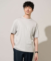 a.v.v（アーヴェヴェ）の「【雑誌MonoMax5月号掲載】究極の無地Tシャツ シルケットスムースワイドシルエットカットソー【洗濯機で洗える 接触冷感 UVカット 毛玉になりにくい】（Tシャツ/カットソー）」