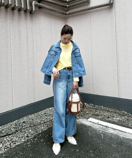 DONOBAN(ドノバン)の「レイヤードシアートップス(シャツ/ブラウス・レディース・ホワイト系その他/イエロー/ブラック/ライトブルー/ホワイト/ライトピンク・ONE SIZE)」の18枚目の写真
