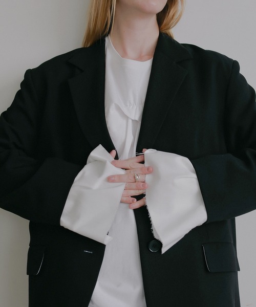 OVER SIZED LAYERED JACKET（テーラードジャケット）｜MANOF（マノフ