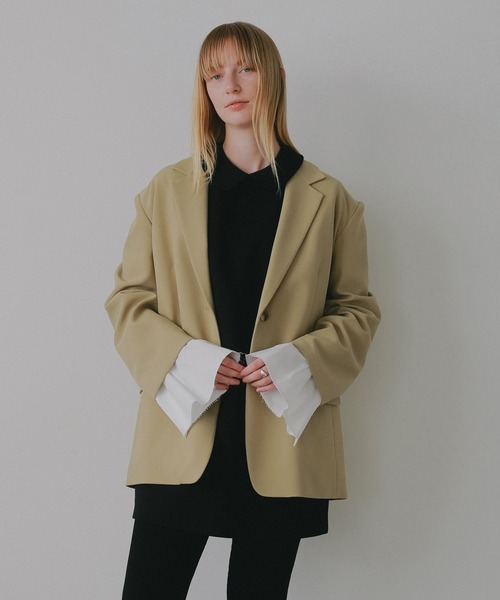 OVER SIZED LAYERED JACKET（テーラードジャケット）｜MANOF（マノフ