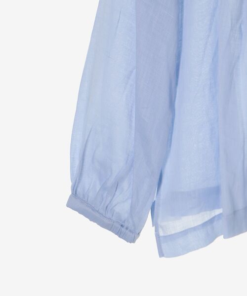 le.coeur blanc(ルクールブラン)の「ラミーカルゼフリルネックブラウス(シャツ/ブラウス・レディース・オレンジ/ダークブラウン/ライトブルー・38)」の11枚目の写真