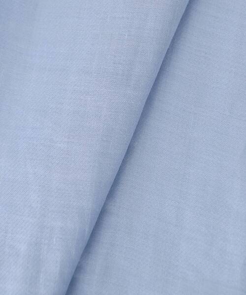 le.coeur blanc(ルクールブラン)の「ラミーカルゼフリルネックブラウス(シャツ/ブラウス・レディース・オレンジ/ダークブラウン/ライトブルー・38)」の12枚目の写真