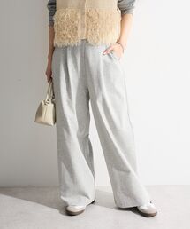 Green Parks（グリーンパークス）の「タックワイドスウェットパンツ（スウェットパンツ）」