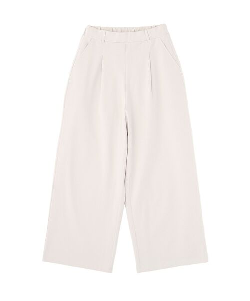 Green　Parks（グリーンパークス）の「タックワイドスウェットパンツ（スウェットパンツ・レディース・ライトグレー/杢グレー/ブラック・FREE）」の17枚目の写真