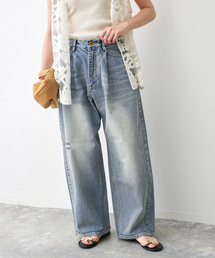 Spick & Span（スピックアンドスパン）の「《WEB限定 / 追加2》5 1/2 TUCKBARREL DENIM（デニムパンツ）」