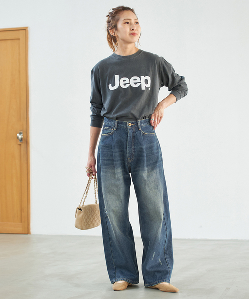 Spick & Span(スピックアンドスパン)の「《WEB限定 / 追加2》5 1/2 TUCKBARREL DENIM(デニムパンツ・レディース・サックスブルー/ブルー系その他・26/27/28)」の20枚目の写真